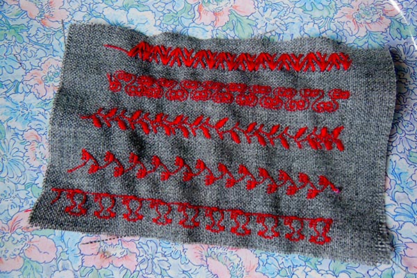 Couture du coton avec la machine à coudre Janome Skyline S3