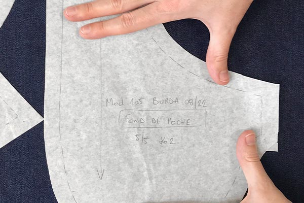 Tracé un patron de couture