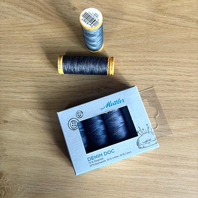 Fil à coudre Denim ou Jeans de Mettler ou Gutermann