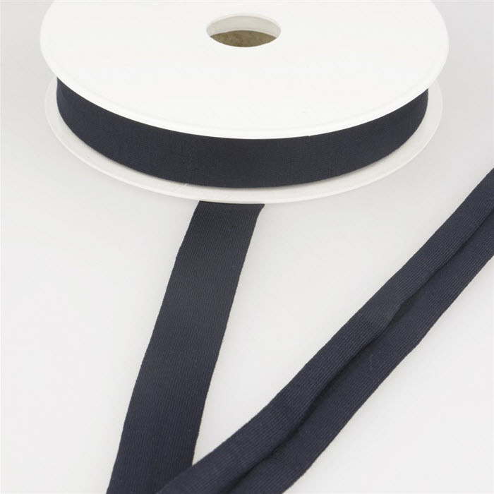 Biais jersey extensible marine 20mm /m Biais jersey extensible marine 20mm /m