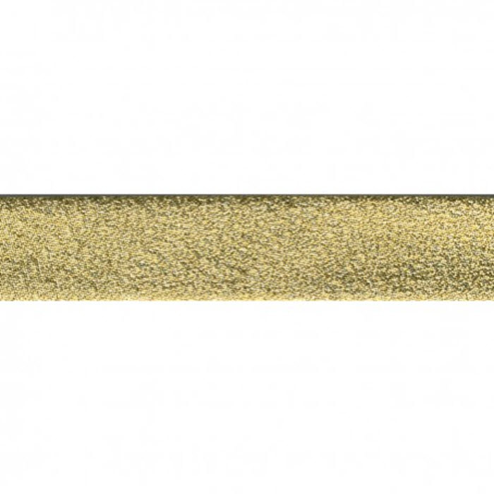 Biais métallique doré 20mm au mètre Biais métallique doré 20mm au mètre
