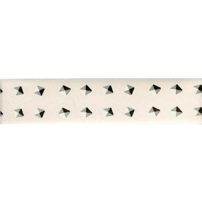 Biais satin écru clou 20mm au mètre Biais satin écru clou 20mm au mètre