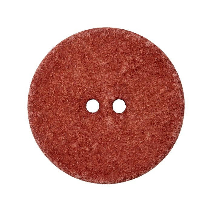 Bouton coton/pol. recyclé terracotta Bouton coton/pol. recyclé terracotta