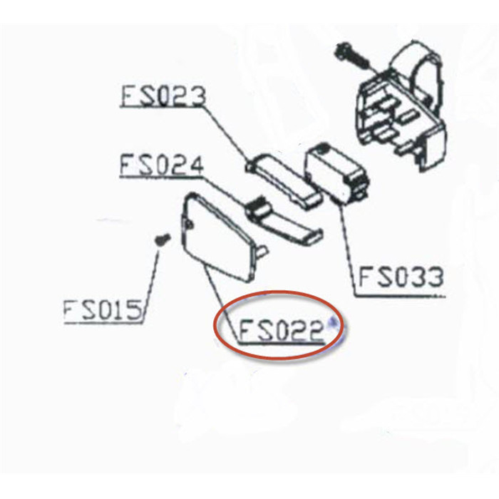 Cache Microrupteur poignée M28/11 Cache Microrupteur poignée M28/11