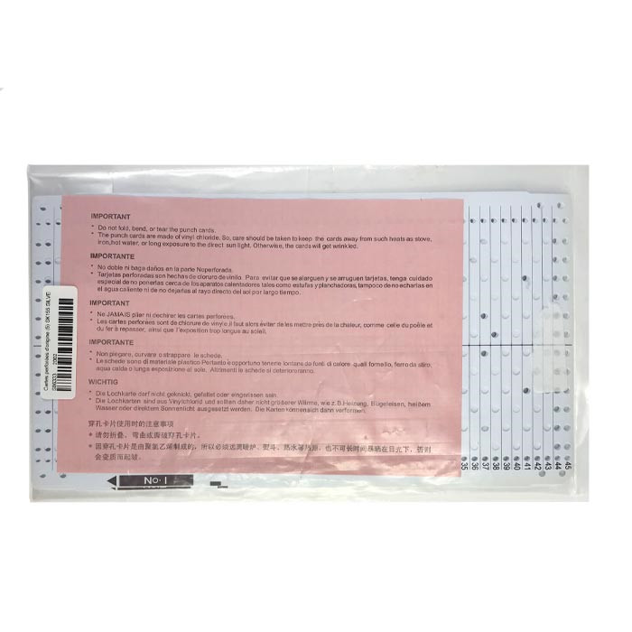 Cartes perforées d'origine (5) Cartes perforées d'origine (5)