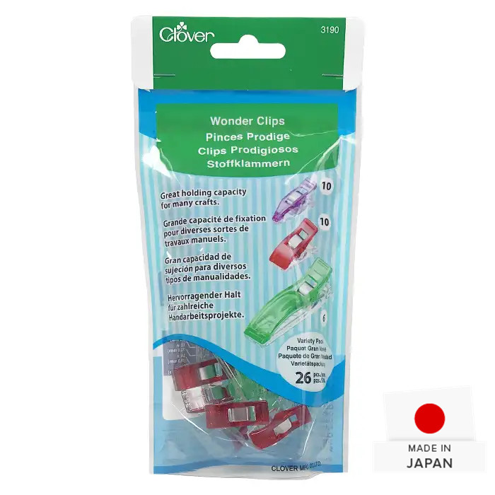 Clips Prodiges assortiment (26 pièces) CLOVER Clips Prodiges assortiment (26 pièces) CLOVER