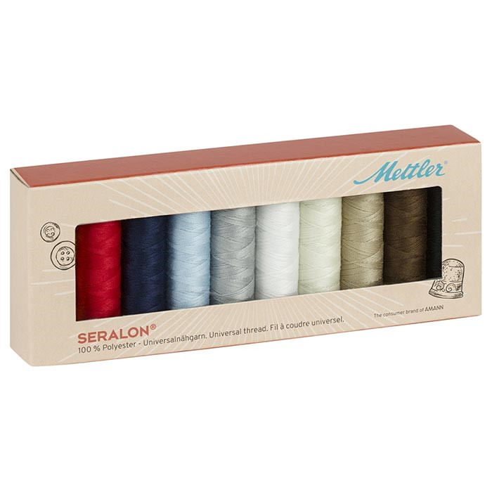 Coffret Mettler Seralon n°100 Polyester 10x100m Coffret Mettler Seralon n°100 Polyester 10x100m