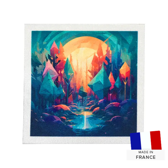 Coupon C FORET velours 12,1 x 12,1cm Coupon C FORET velours 12,1 x 12,1cm