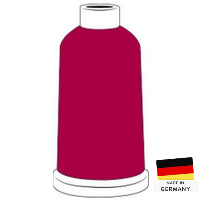 Fil à broder Madeira Rayon 40 1000m 1186 rouge coquelicot Fil à broder Madeira Rayon 40 1000m 1186 rouge coquelicot