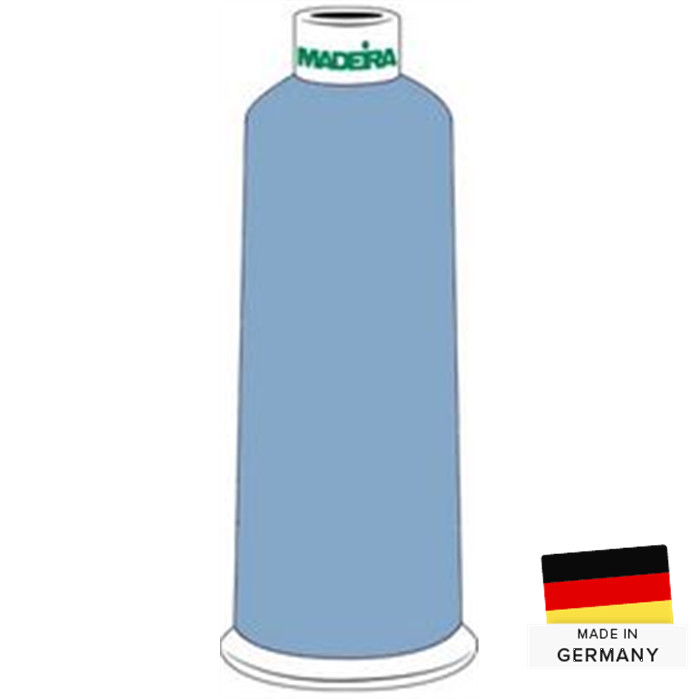 Fil à broder Madeira Rayon n°12 2000m 1075 bleu nordique Fil à broder Madeira Rayon n°12 2000m 1075 bleu nordique