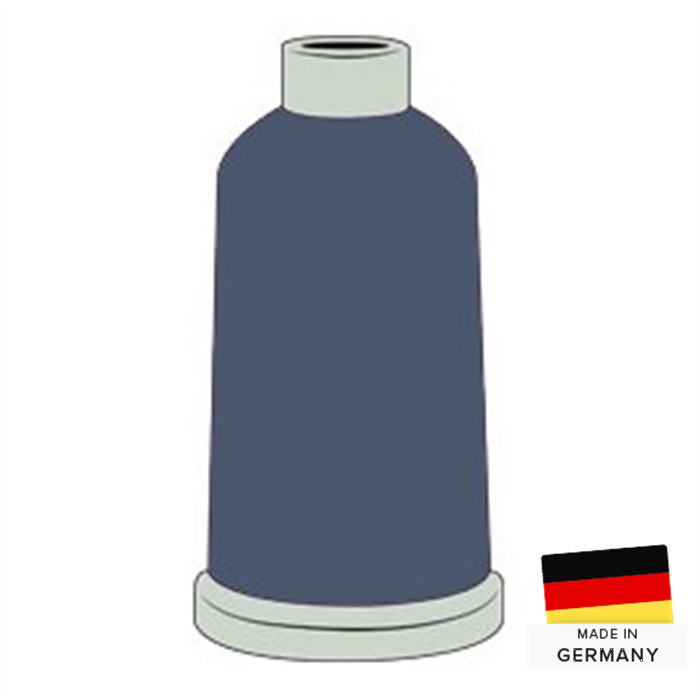 Fil à broder Polyneon 40 1000m 1963 gris bleu ramier Fil à broder Polyneon 40 1000m 1963 gris bleu ramier