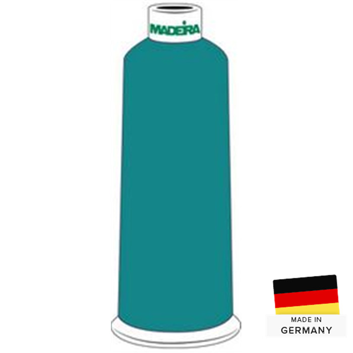 Fil à broder Rayon Madeira 40 5000m 1090 vert sarcelle Fil à broder Rayon Madeira 40 5000m 1090 vert sarcelle