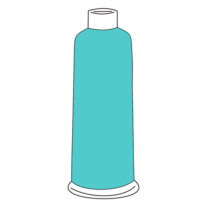 Fil décoratif Gunold Filaine 12 3318 turquoise Fil décoratif Gunold Filaine 12 3318 turquoise