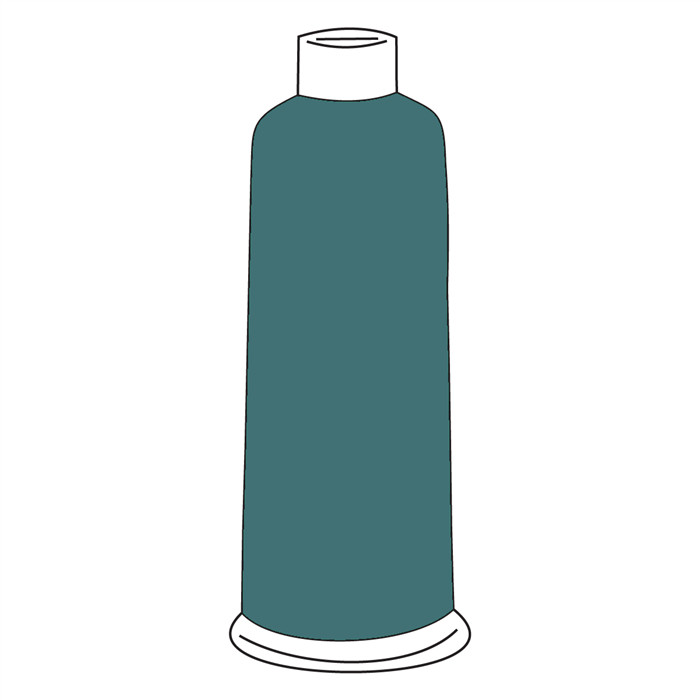 Fil décoratif Gunold Filaine 12 3600 bleu gris Fil décoratif Gunold Filaine 12 3600 bleu gris