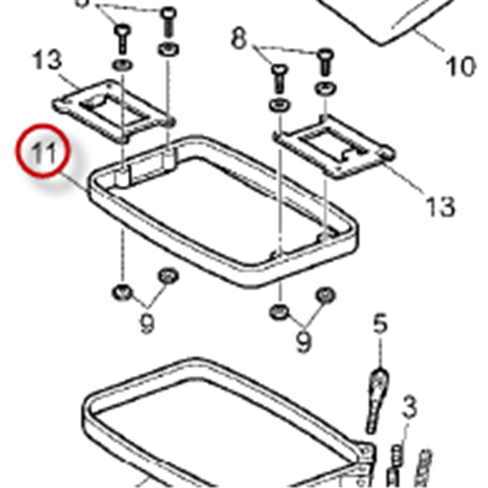 Intérieur cadre à broder 180x130mm PR/VR Intérieur cadre à broder 180x130mm PR/VR