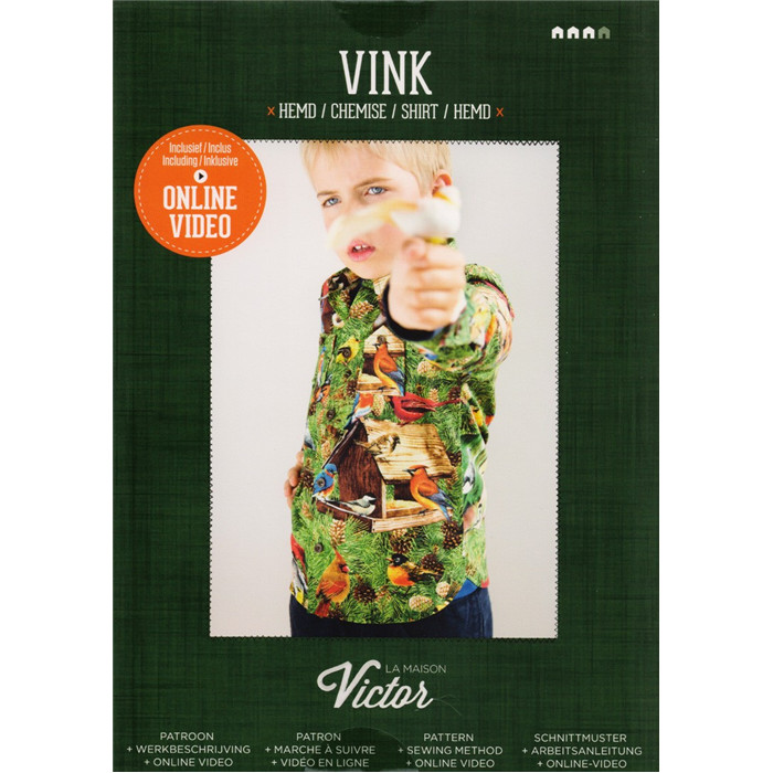 Patron Chemise VINK "La Maison Victor" Patron Chemise VINK "La Maison Victor"
