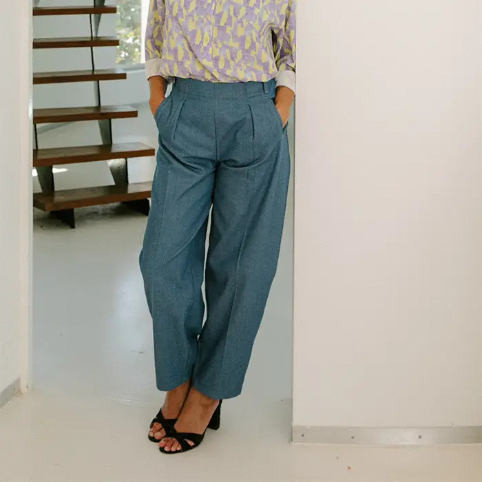 Patron couture pantalon Andrea - Maison fauve Patron couture pantalon Andrea - Maison fauve