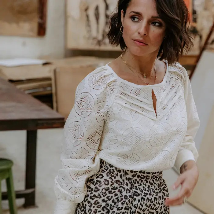 Patron de couture blouse CHELSEA T34 à 52 Patron de couture blouse CHELSEA T34 à 52