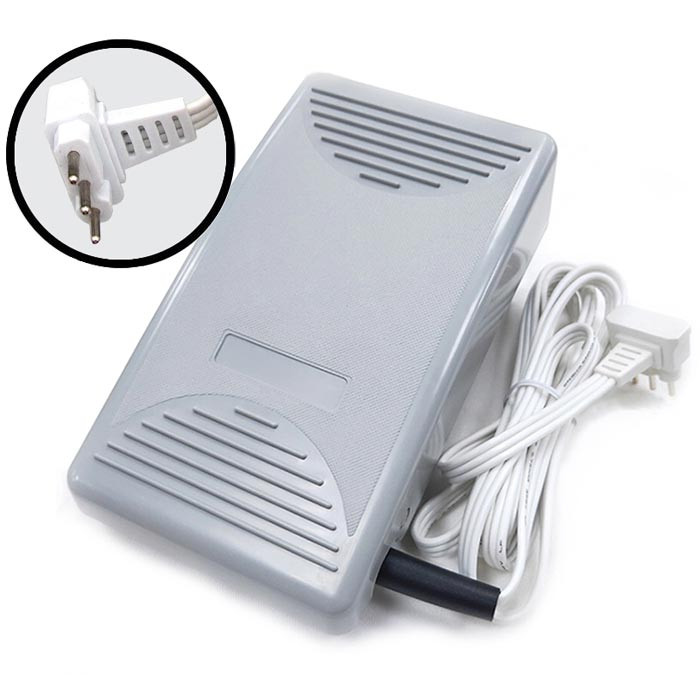 Pédale, rhéostat complète Janome 1600P et Elna 7100 Pédale, rhéostat complète Janome 1600P et Elna 7100