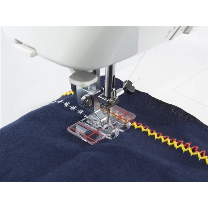 Pied satin, application avec guide 7mm Pied satin, application avec guide 7mm