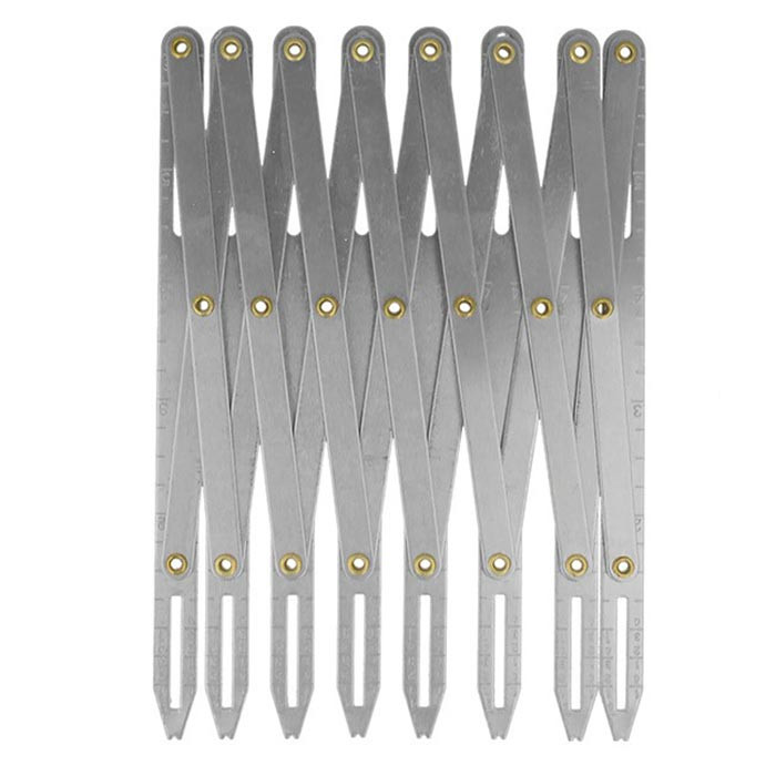 Règle de mesure pour boutonnières Règle de mesure pour boutonnières