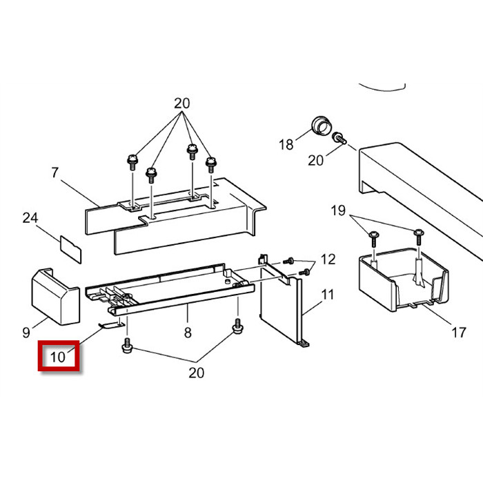 Ressort capot canette Brother PR et VR Ressort capot canette Brother PR et VR