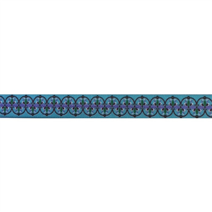 Ruban Design Turquoise 16mm au mètre Ruban Design Turquoise 16mm au mètre