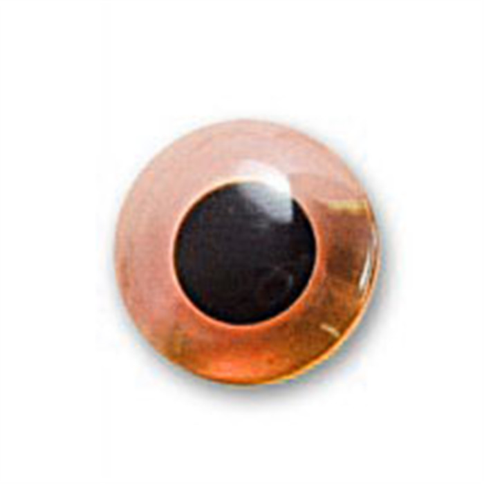 Yeux à coudre 12mm ocre Yeux à coudre 12mm ocre